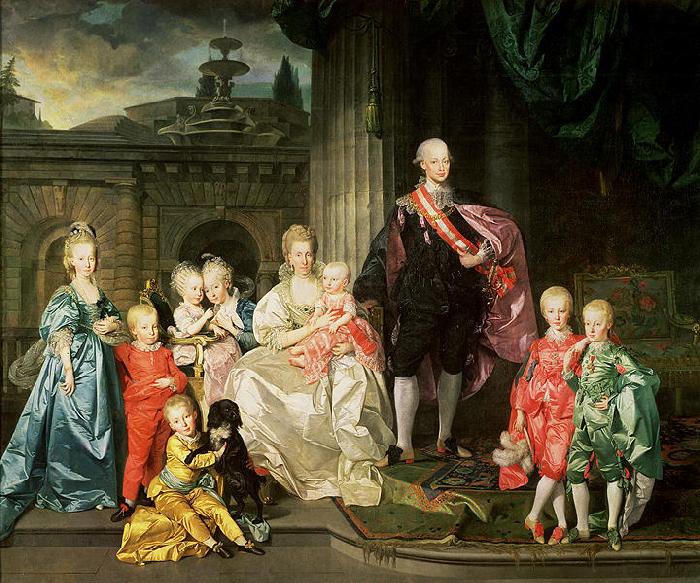 Johann Zoffany Grand Duke Pietro Leopoldo of Tuscany with his Family Germany oil painting art